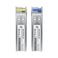 Ubiquiti UACC-OM-SM-1G-S-20 1 Gbps çift yönlü tek modlu SFP modülü 20'li paket