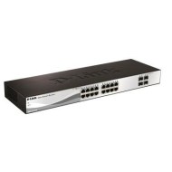 D-Link DGS-1210-20 yönetilen L2 gigabit ethernet anahtarı siyah 1U