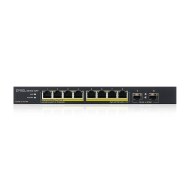 GS1100-10HP yönetilmeyen 8 port gigabit PoE+ switch