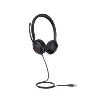 UH35 Profesyonel USB Kablolu Gürültü Önleyici Mikrofonlu Kulaklık