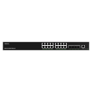 GWN7812P Seviye 3 Yönetilen Ağ Anahtarı 16 Portlu PoE Gigabit