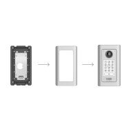 GDS3710 HD IP video kapı telefonu 180° gözetleme ve kontrol