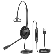 HT301-U USB Kablolu Kulaklık, Çağrı Merkezleri ve Ofisler İçin