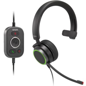 A330M Casque Usb Monaural Pour Visioconférence Avec Télécommande
