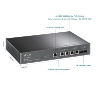 TL-SX3206HPP L2+ Yönetilebilir 10GE 4 Port PoE++