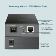 TL-FC111A-20 Fiber Optik WDM Medya Dönüştürücü 10/100Mbps 20km