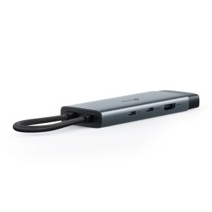 UH6120C Hub Usb Type-c 6-en-1 Avec Hdmi 4k, Point Accès Ethernet Et Pd 100w