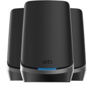 RBKE963B quad-band Wifi 6e mesh sistem siyah ultra performanslı