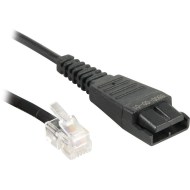 8800-00-01 Jabra Qd'den RJ10'a 0,5m Siyah Adaptör Kablosu