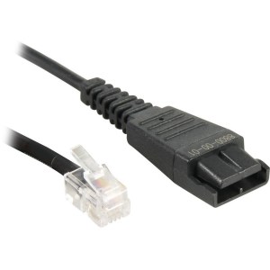 8800-00-01 Cordon Adaptateur Jabra Qd Vers Rj10 0,5m Noir