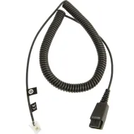 8800-01-01 Jabra Mikrofonlu Kulaklık Spiral QD/RJ10 Kablosu