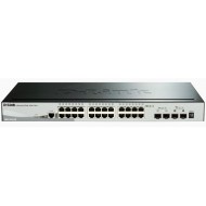 D-Link DGS-1510-28X yönetilen L3 gigabit ethernet anahtarı siyah
