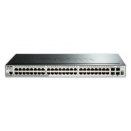 D-Link DGS-1510-52X yönetilen L3 gigabit ethernet anahtarı siyah 1U