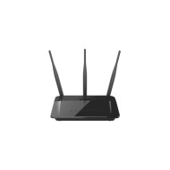 D-Link DIR-809 çift bantlı kablosuz router siyah ön görünüm