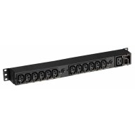 Eaton EFLX12I enerji dağıtım ünitesi 13 çıkış 1U siyah