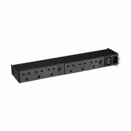 Eaton EFLX6B 6 çıkışlı enerji dağıtım ünitesi 1U siyah