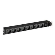 Eaton EFLX8F 9 çıkışlı enerji dağıtım ünitesi 1U