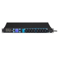 Eaton EMAH28 enerji dağıtım ünitesi 8 çıkışlı AC 1U siyah