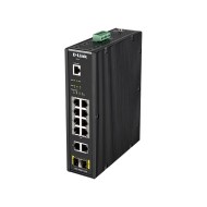 D-Link DIS-200G-12PS yönetilen Gigabit ağ anahtarı siyah PoE