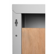 BU520-400-140G Evrensel Kasa 520x400x140 Gri arka panel