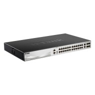 D-Link DGS-3130-30TS L3 Gigabit yönetilen anahtarı siyah gri