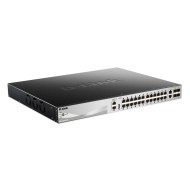 D-Link DGS-3130-30PS L3 Gigabit yönetilen anahtarı siyah gri PoE
