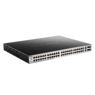 D-Link DGS-3130-54PS L3 Gigabit yönetilen anahtarı siyah gri PoE