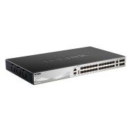 D-Link DGS-3130-30S L3 10G Ethernet yönetilen anahtarı siyah gri