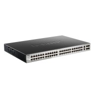 D-Link DGS-3130-54TS L3 Gigabit yönetilen anahtarı siyah gri
