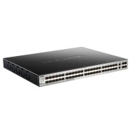 D-Link DGS-3130-54S L3 10G Ethernet yönetilen anahtarı siyah gri