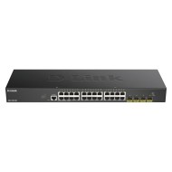 D-Link DGS-1250-28X L3 Gigabit yönetilen ağ anahtarı siyah
