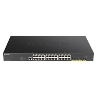 D-Link DGS-1250-28XMP L3 Gigabit yönetilen anahtarı siyah PoE