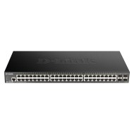 D-Link DGS-1250-52X L3 Gigabit yönetilen ağ anahtarı siyah