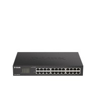 D-Link DGS-1100-24V2 L2 Gigabit yönetilen 1U ağ anahtarı siyah