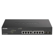 D-Link DGS-1100-10MPV2 1U Gigabit yönetilen anahtarı PoE ile