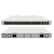 Mikrotik CRS354-48G-4S+2Q+RM raf montajı switch ön panel
