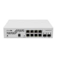 Mikrotik CSS610-8G-2S+IN anahtarlama cihazı ön görünüm, 8 gigabit portu