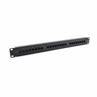 PB-24-6 Cat6 UTP 24 port RJ45 yama paneli ön panel
