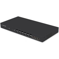 ES-16-XG EdgeSwitch yan açılı görüntü bağlantı portları