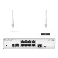 Mikrotik CRS109-8G-1S-2HnD-IN ağ anahtarı ön panel