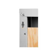 BU400-400-160G Evrensel Kutu 400x400x160 Gri detay açısı