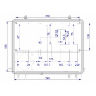 GentleBox GB-JE-250-S2T su geçirmez kutu arka panel