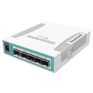 Mikrotik CRS106-1C-5S switch ana görünüm 6 port