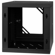 Duvar dolabı CM10-6U-300B siyah iç montaj rayı