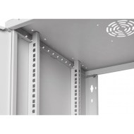 CM19-12U-450G 12U gri duvar dolabının iç ray ve montaj sistemi