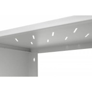 CM19-6U-450G 19 inç 6U 450mm gri kabinet arka bağlantı portları