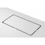 CM19-6UPM-450G gri duvar dolabı ön kapı ve kilit mekanizması