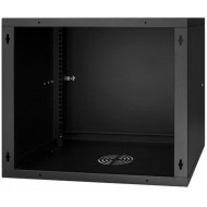 CM19-9UPM-450B 9U siyah duvar dolabı kapı mekanizması detayı