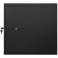 CM19-9UPM-450B siyah metal duvar dolabı iç konfigürasyon