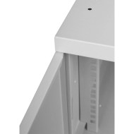 CM19-9UPM-450G 9U gri duvar dolabı ön kapı detayları
